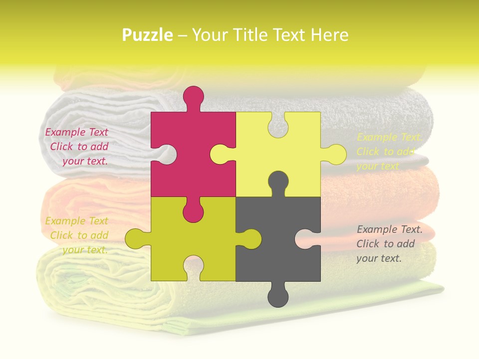 Folded Cloth Dry PowerPoint Template