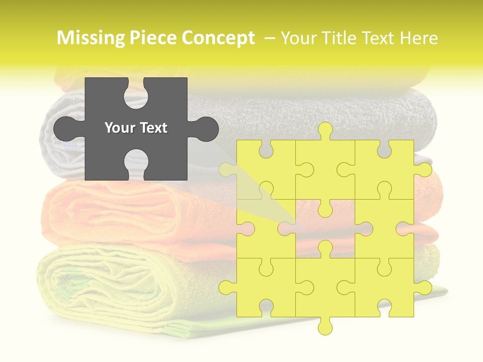 Folded Cloth Dry PowerPoint Template