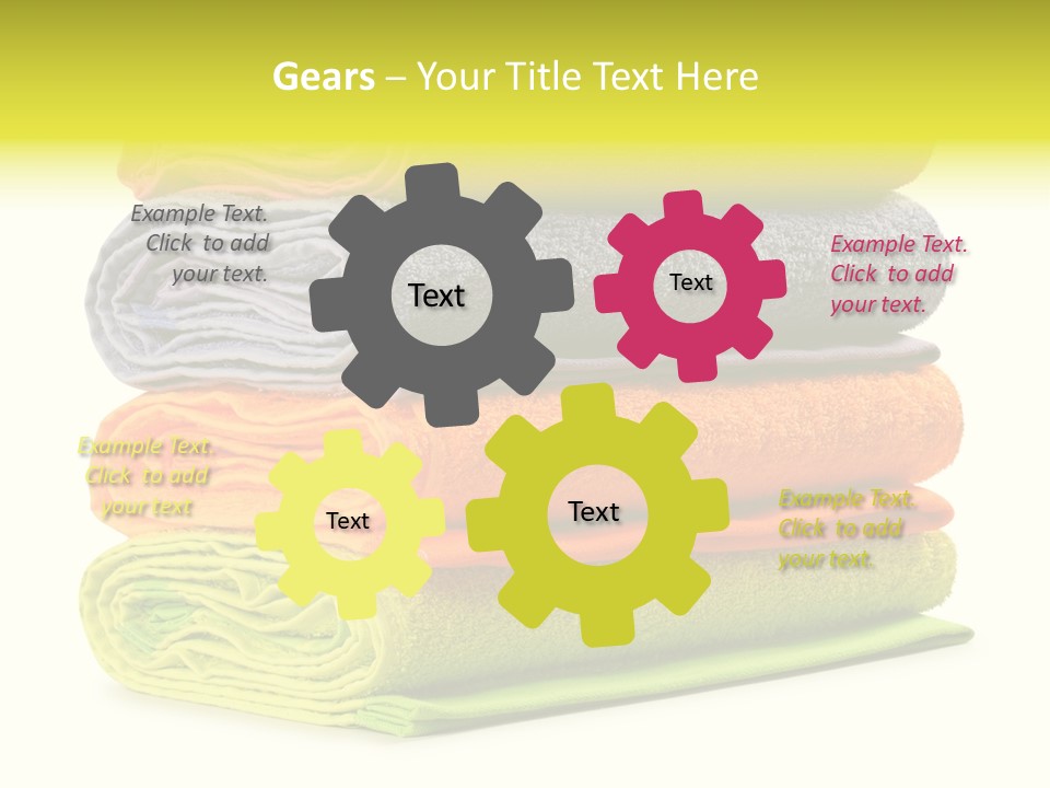 Folded Cloth Dry PowerPoint Template