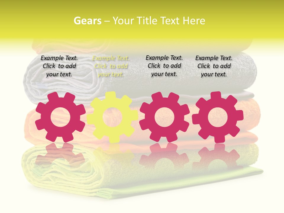 Folded Cloth Dry PowerPoint Template