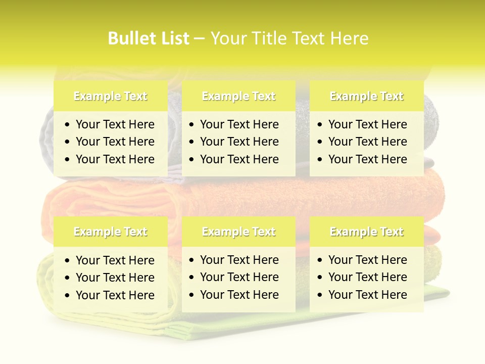 Folded Cloth Dry PowerPoint Template