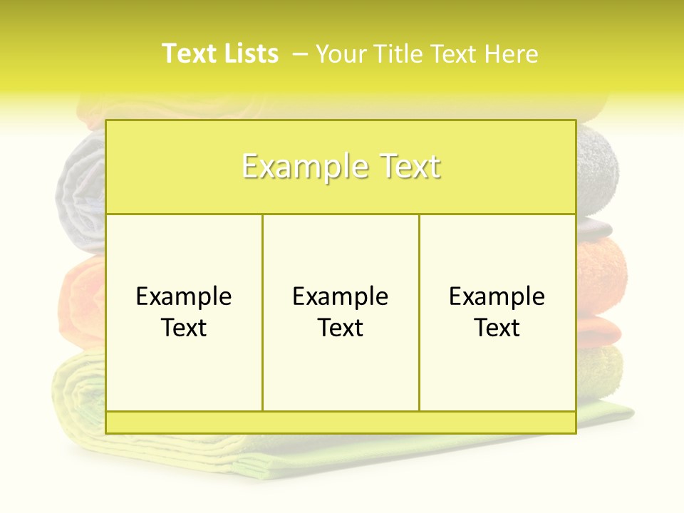 Folded Cloth Dry PowerPoint Template