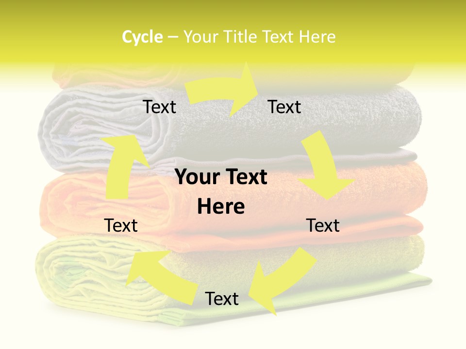 Folded Cloth Dry PowerPoint Template