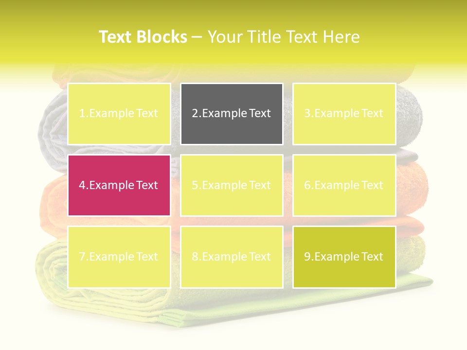 Folded Cloth Dry PowerPoint Template