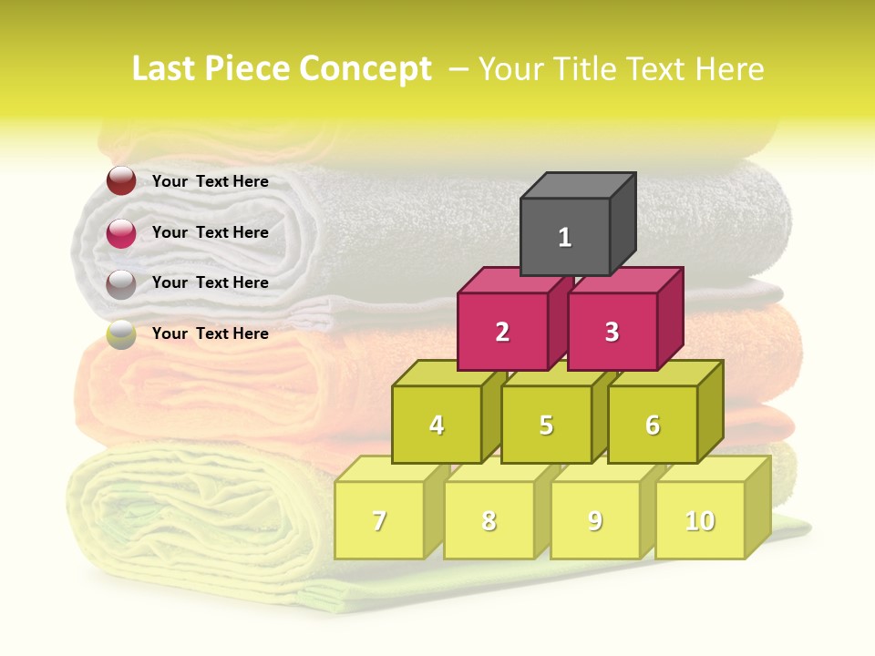 Folded Cloth Dry PowerPoint Template