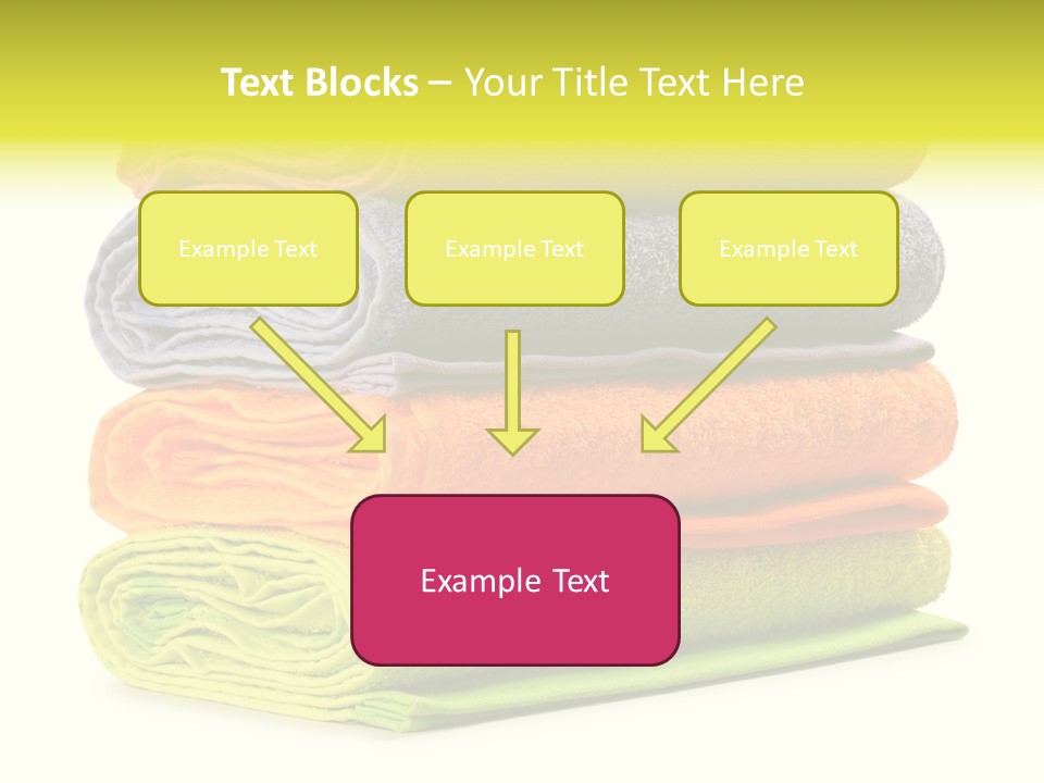 Folded Cloth Dry PowerPoint Template