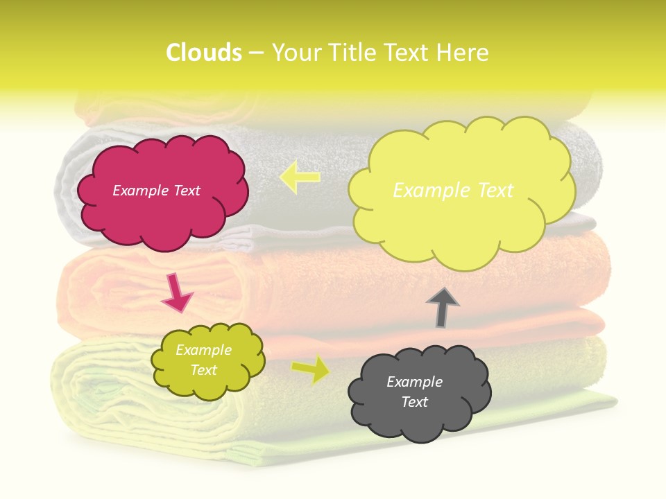 Folded Cloth Dry PowerPoint Template