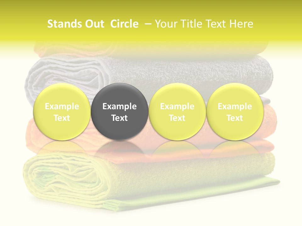 Folded Cloth Dry PowerPoint Template