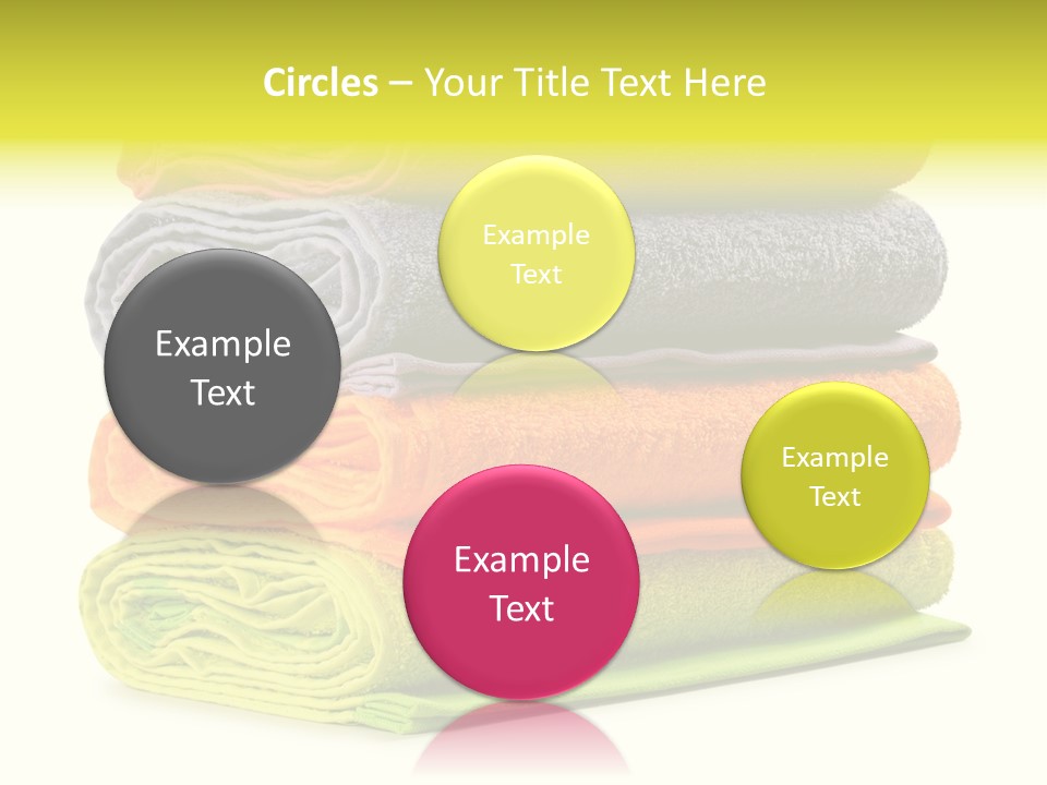 Folded Cloth Dry PowerPoint Template