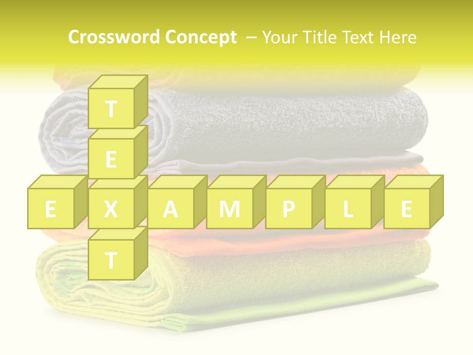 Folded Cloth Dry PowerPoint Template