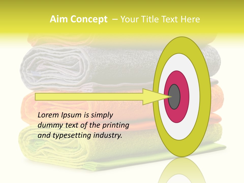 Folded Cloth Dry PowerPoint Template