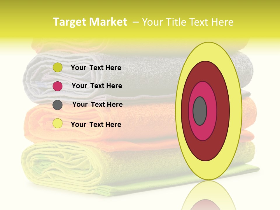 Folded Cloth Dry PowerPoint Template