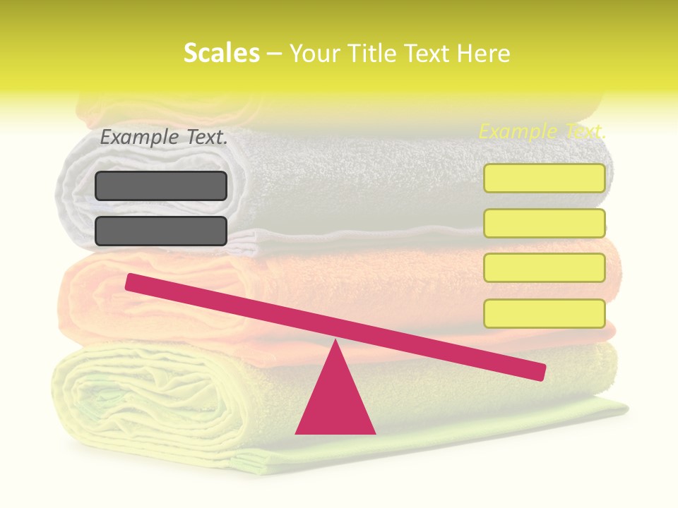 Folded Cloth Dry PowerPoint Template