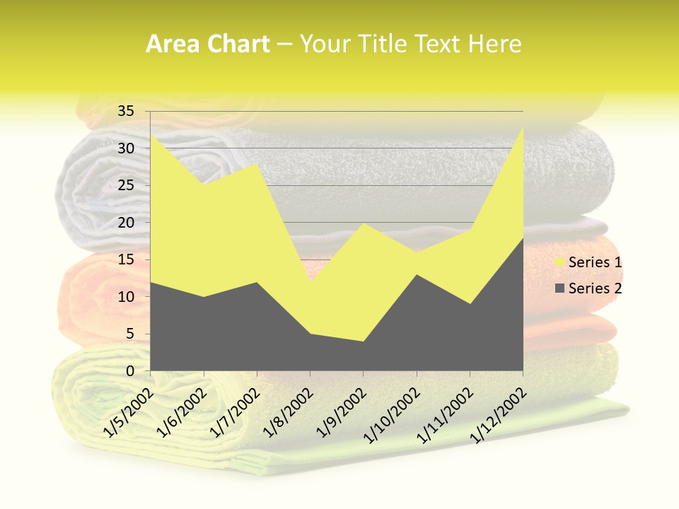 Folded Cloth Dry PowerPoint Template