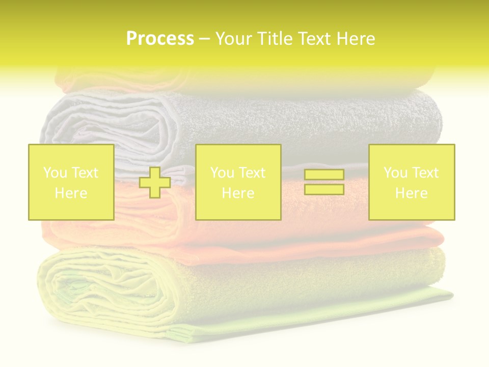 Folded Cloth Dry PowerPoint Template