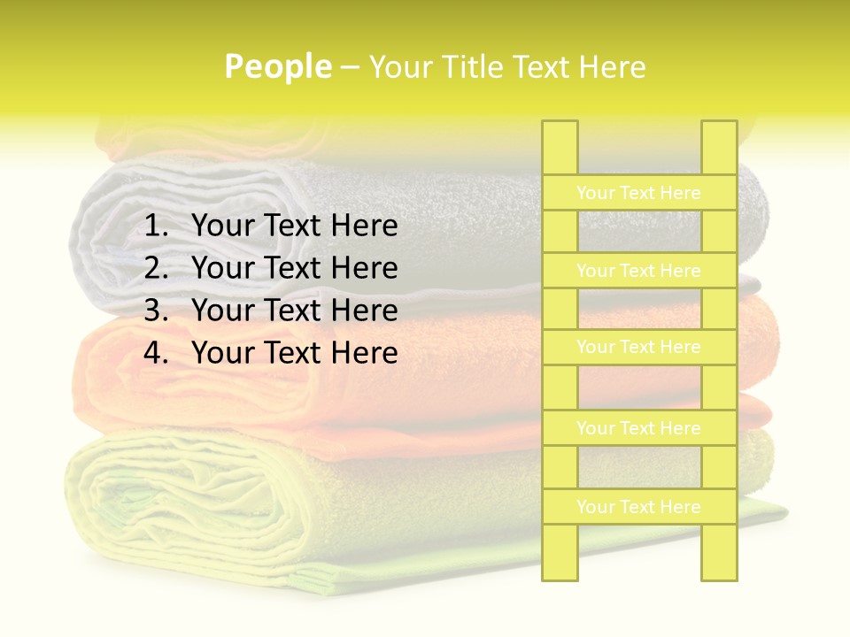 Folded Cloth Dry PowerPoint Template