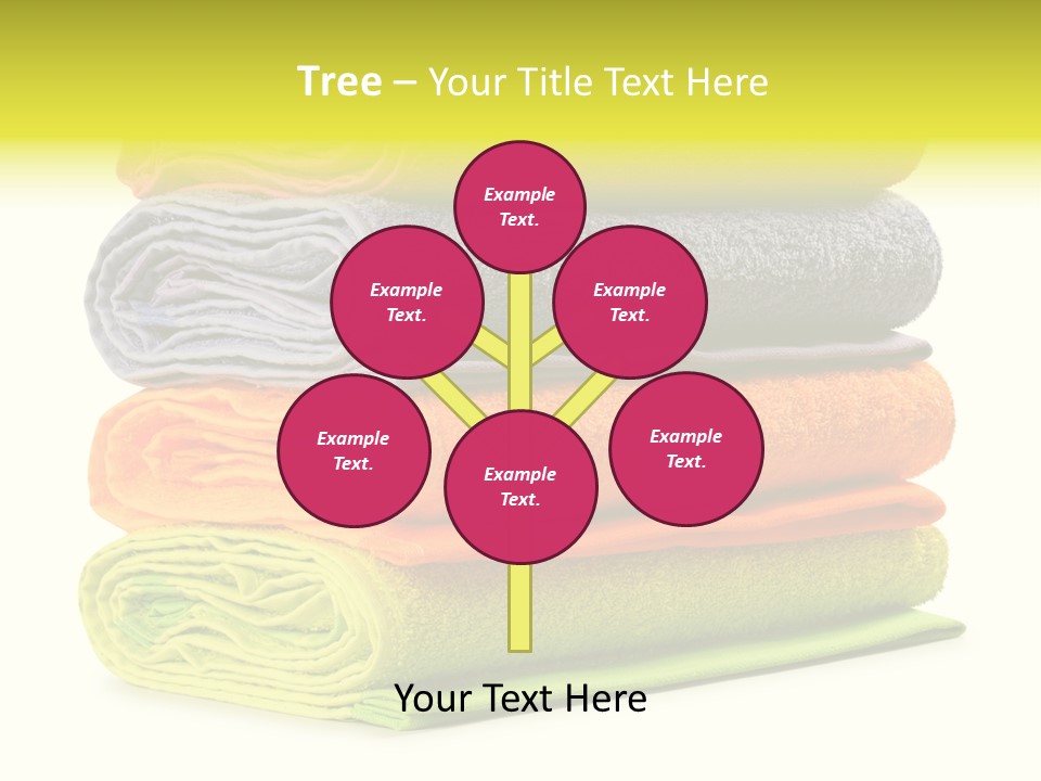 Folded Cloth Dry PowerPoint Template