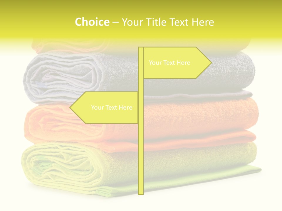 Folded Cloth Dry PowerPoint Template