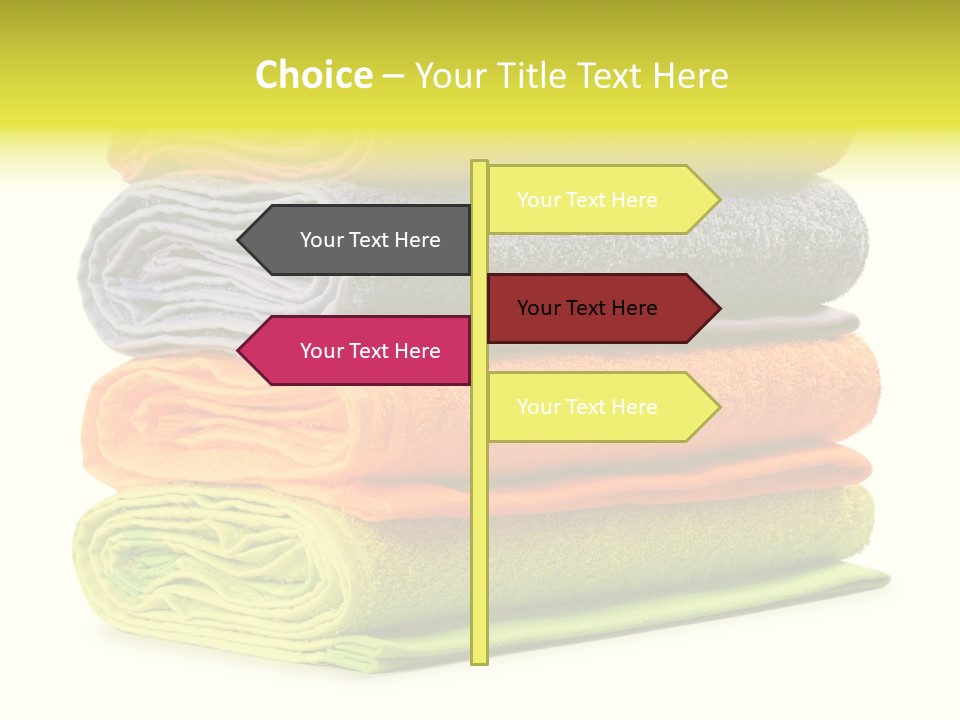 Folded Cloth Dry PowerPoint Template