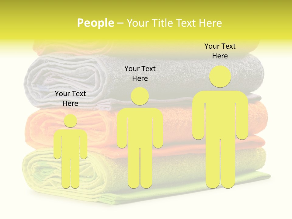 Folded Cloth Dry PowerPoint Template