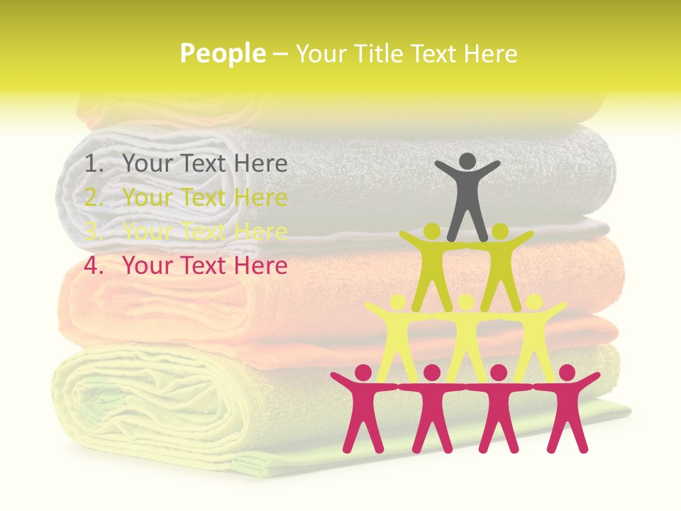 Folded Cloth Dry PowerPoint Template