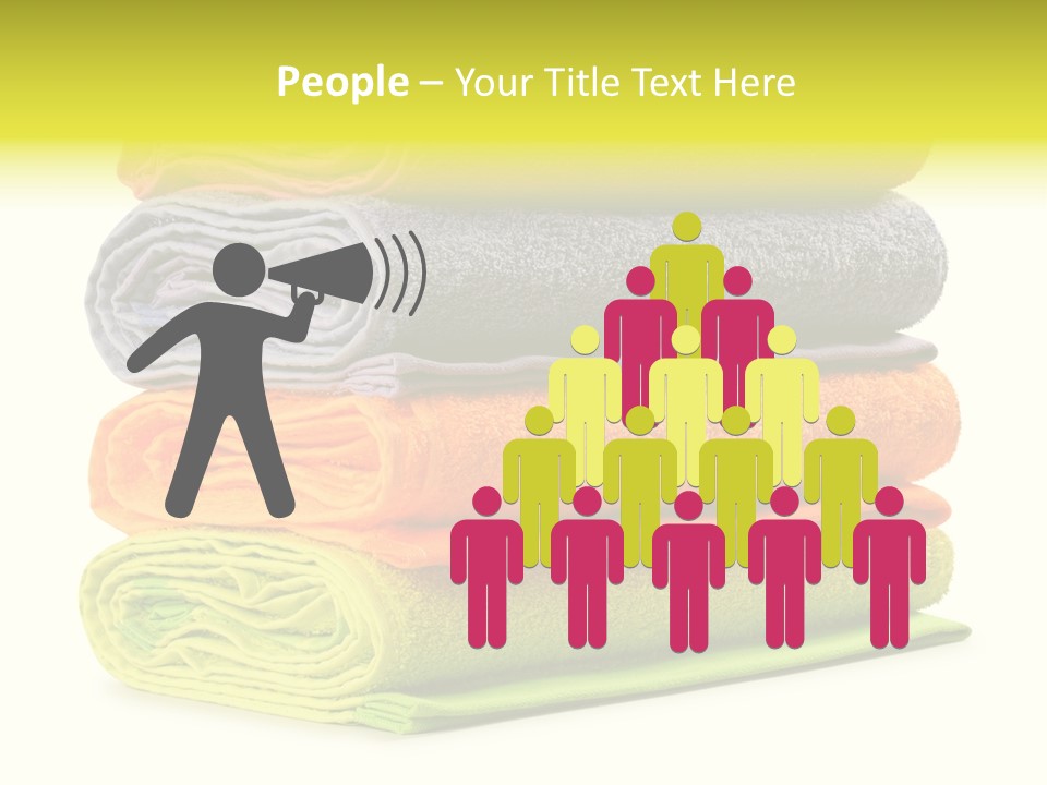 Folded Cloth Dry PowerPoint Template