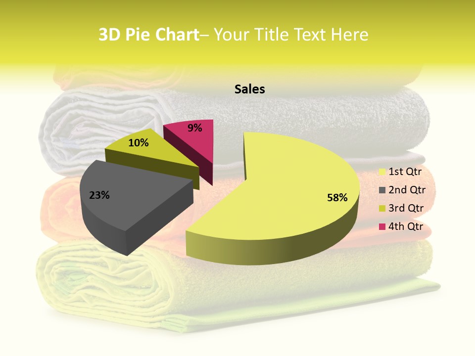 Folded Cloth Dry PowerPoint Template