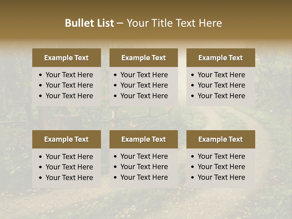 Old Fantasy Background PowerPoint Template