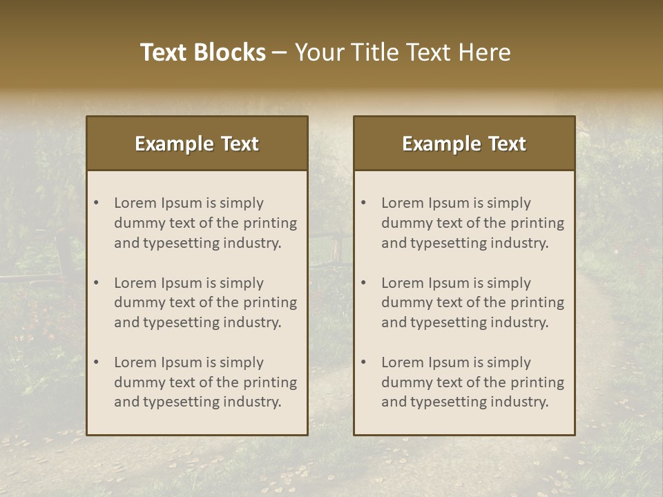 Old Fantasy Background PowerPoint Template