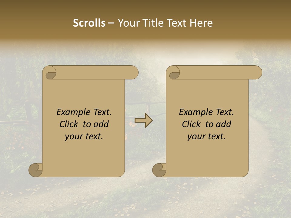 Old Fantasy Background PowerPoint Template