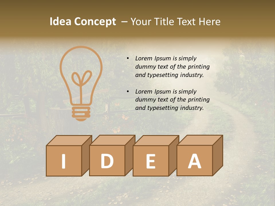 Old Fantasy Background PowerPoint Template