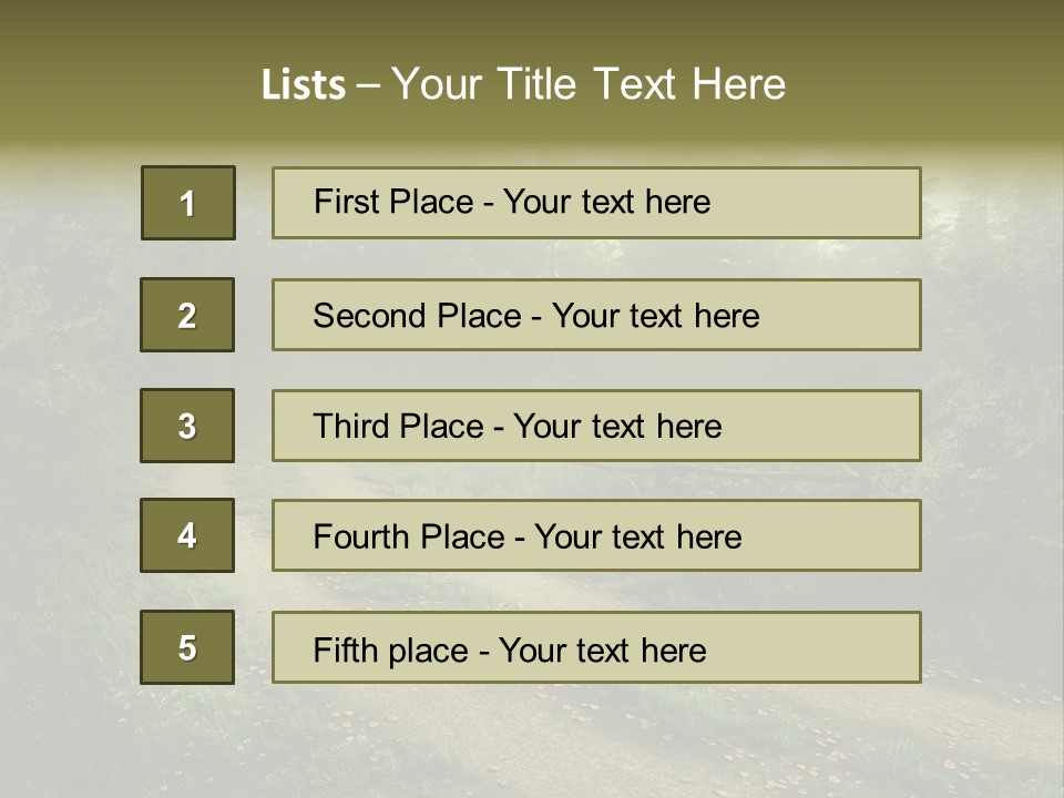 Old Seasonal Fog PowerPoint Template