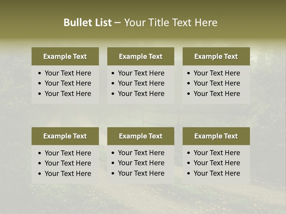 Old Seasonal Fog PowerPoint Template