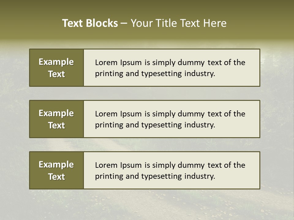 Old Seasonal Fog PowerPoint Template