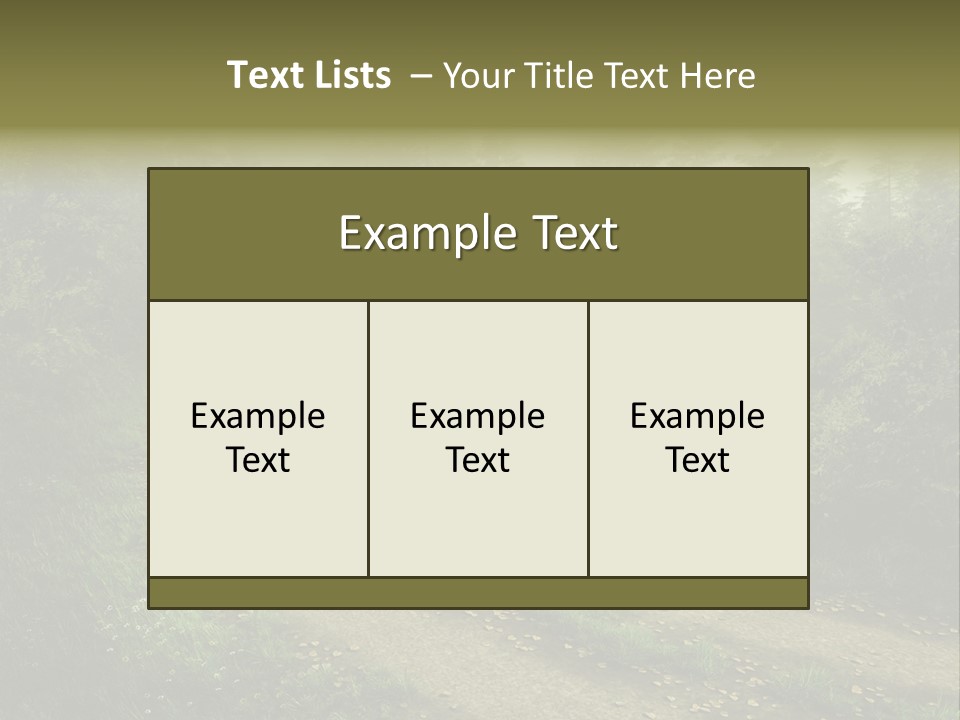 Old Seasonal Fog PowerPoint Template
