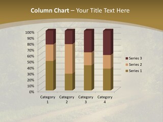 Forest Road Landscape PowerPoint Template