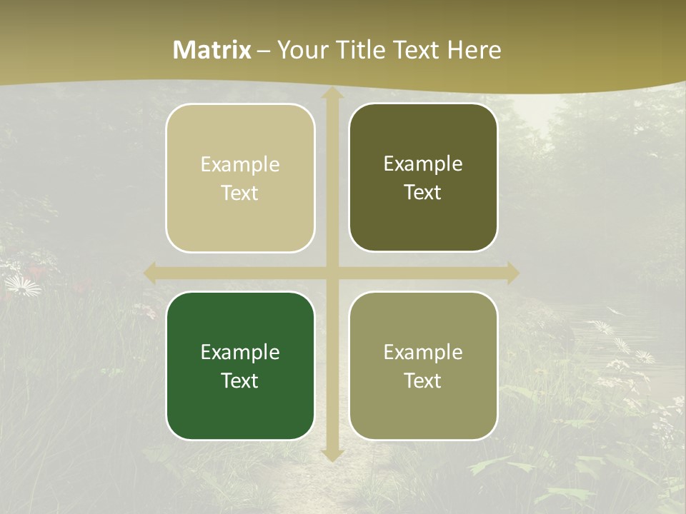 Seasonal Landscape Fantasy PowerPoint Template