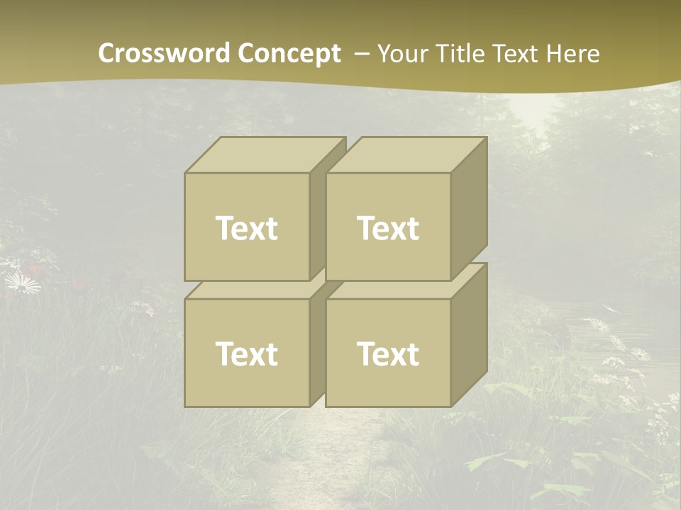 Seasonal Landscape Fantasy PowerPoint Template