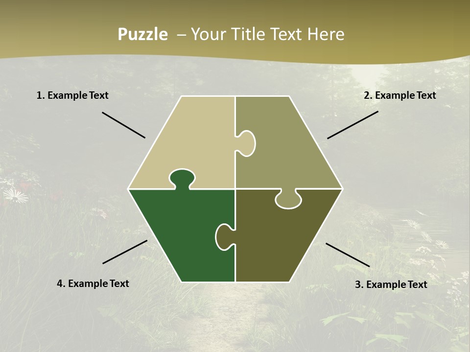 Seasonal Landscape Fantasy PowerPoint Template