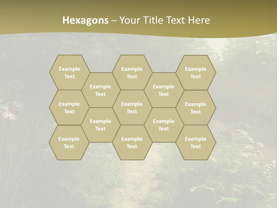 Seasonal Landscape Fantasy PowerPoint Template