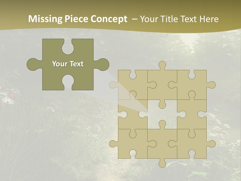 Seasonal Landscape Fantasy PowerPoint Template