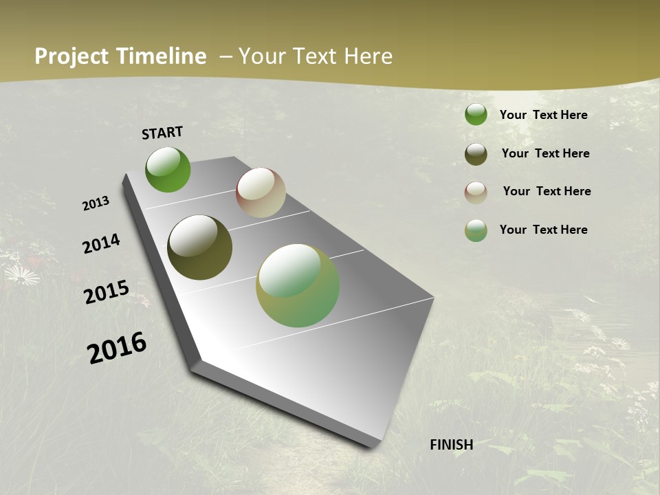 Seasonal Landscape Fantasy PowerPoint Template