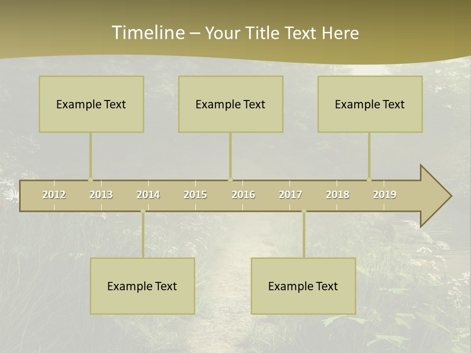 Seasonal Landscape Fantasy PowerPoint Template