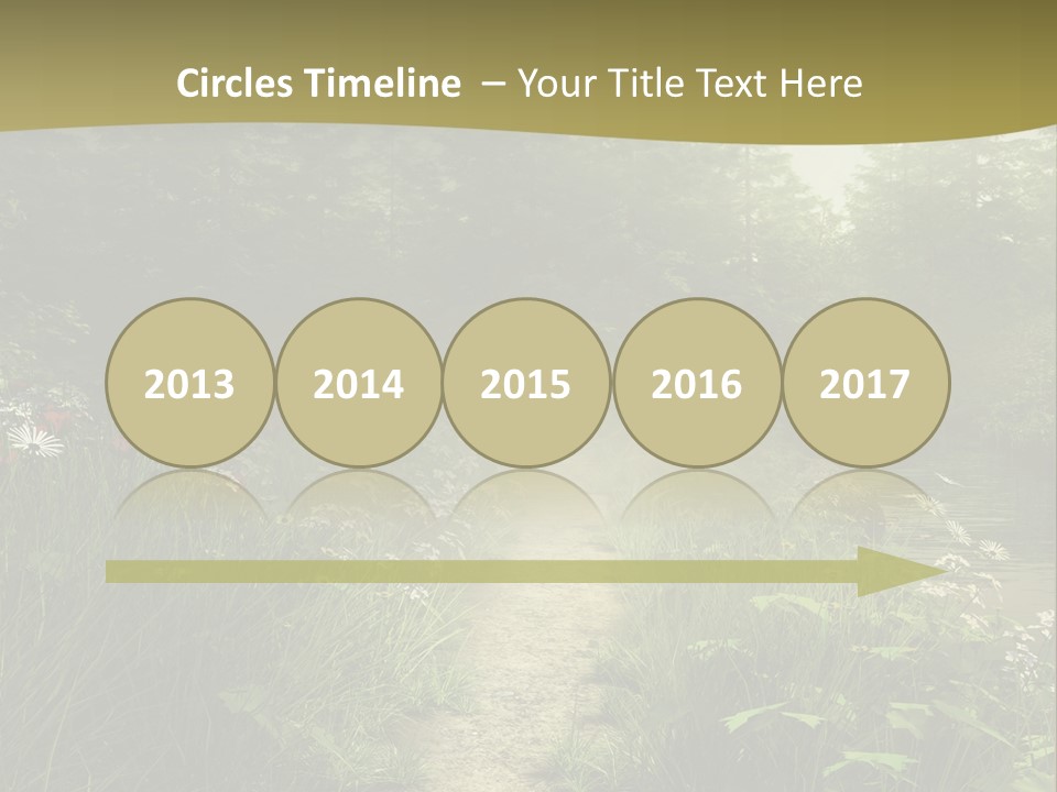 Seasonal Landscape Fantasy PowerPoint Template