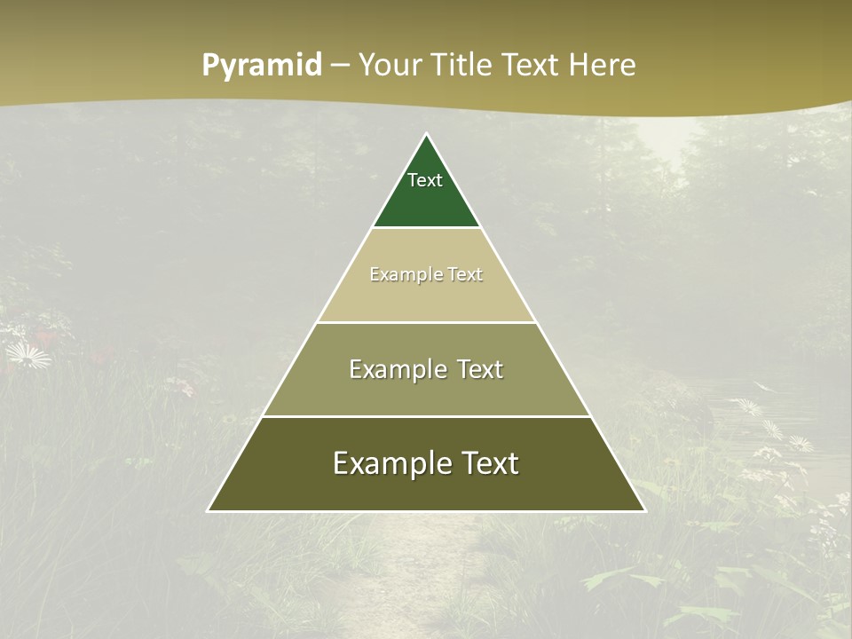 Seasonal Landscape Fantasy PowerPoint Template