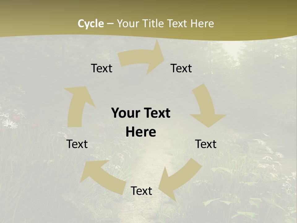 Seasonal Landscape Fantasy PowerPoint Template