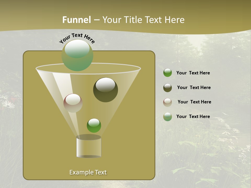 Seasonal Landscape Fantasy PowerPoint Template