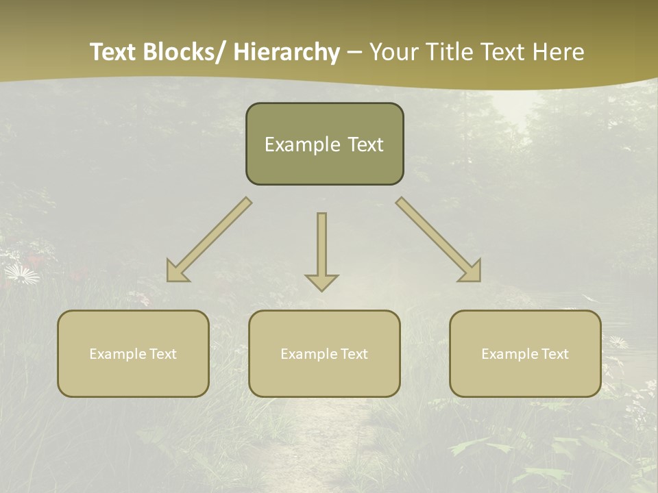 Seasonal Landscape Fantasy PowerPoint Template