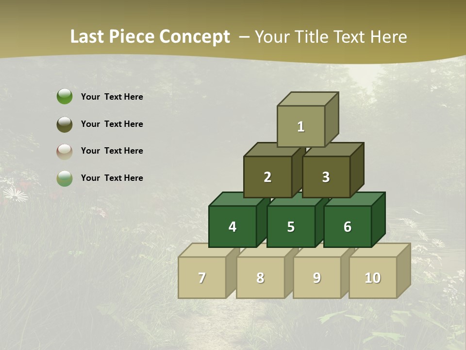 Seasonal Landscape Fantasy PowerPoint Template