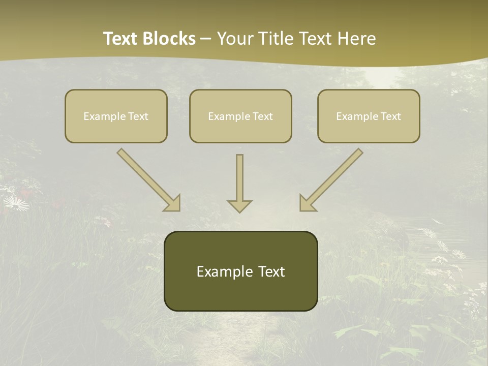 Seasonal Landscape Fantasy PowerPoint Template